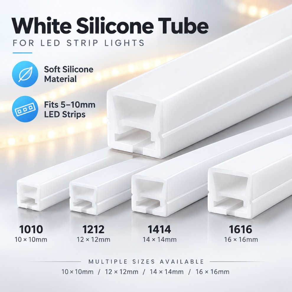 Outdoor Power Strip Weatherproof - Tubo Flessibile in Silicone Impermeabile IP67