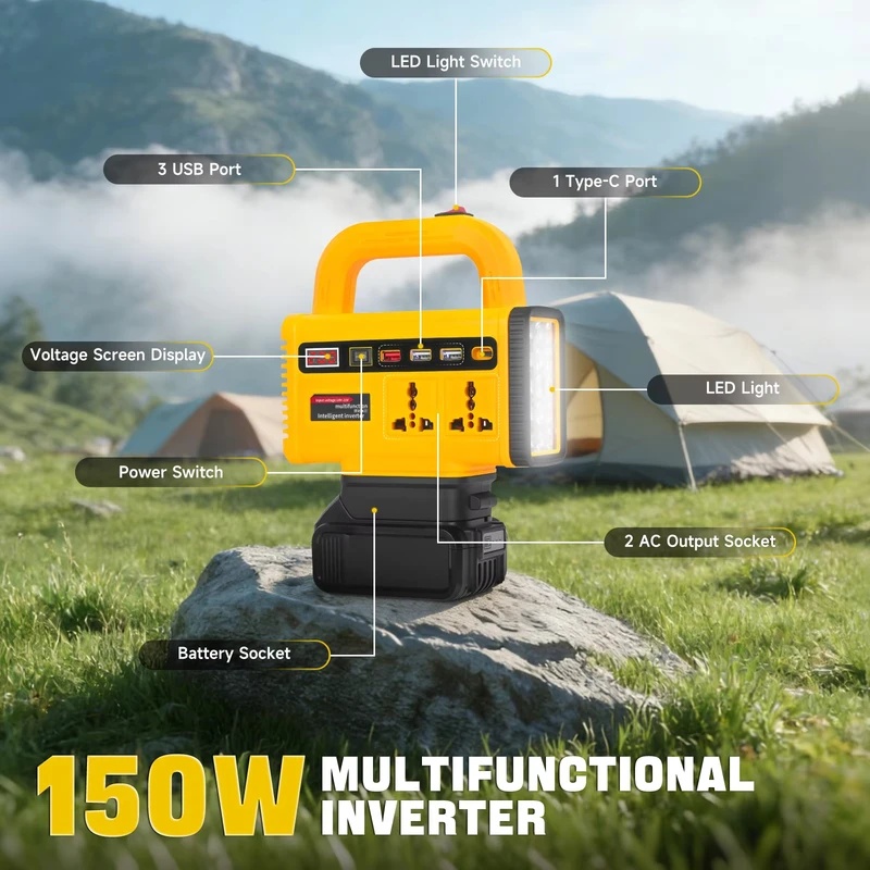 Inverter di potenza da 150 W,  - Outdoor Power Adapter Usb C recensione e prezzo